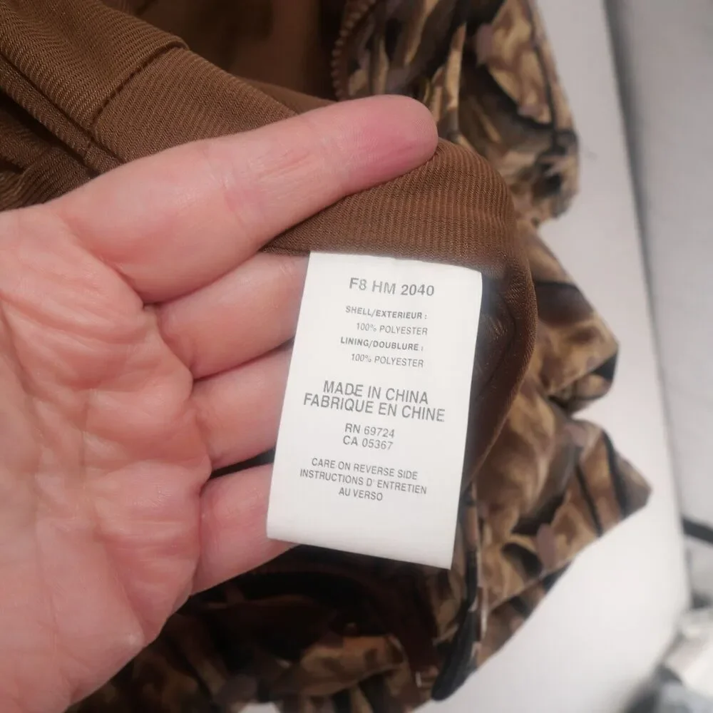 Vintage Columbia Delta Marsh Hooded Camo Jacket Men's XL Full Zip Hunting 1995
